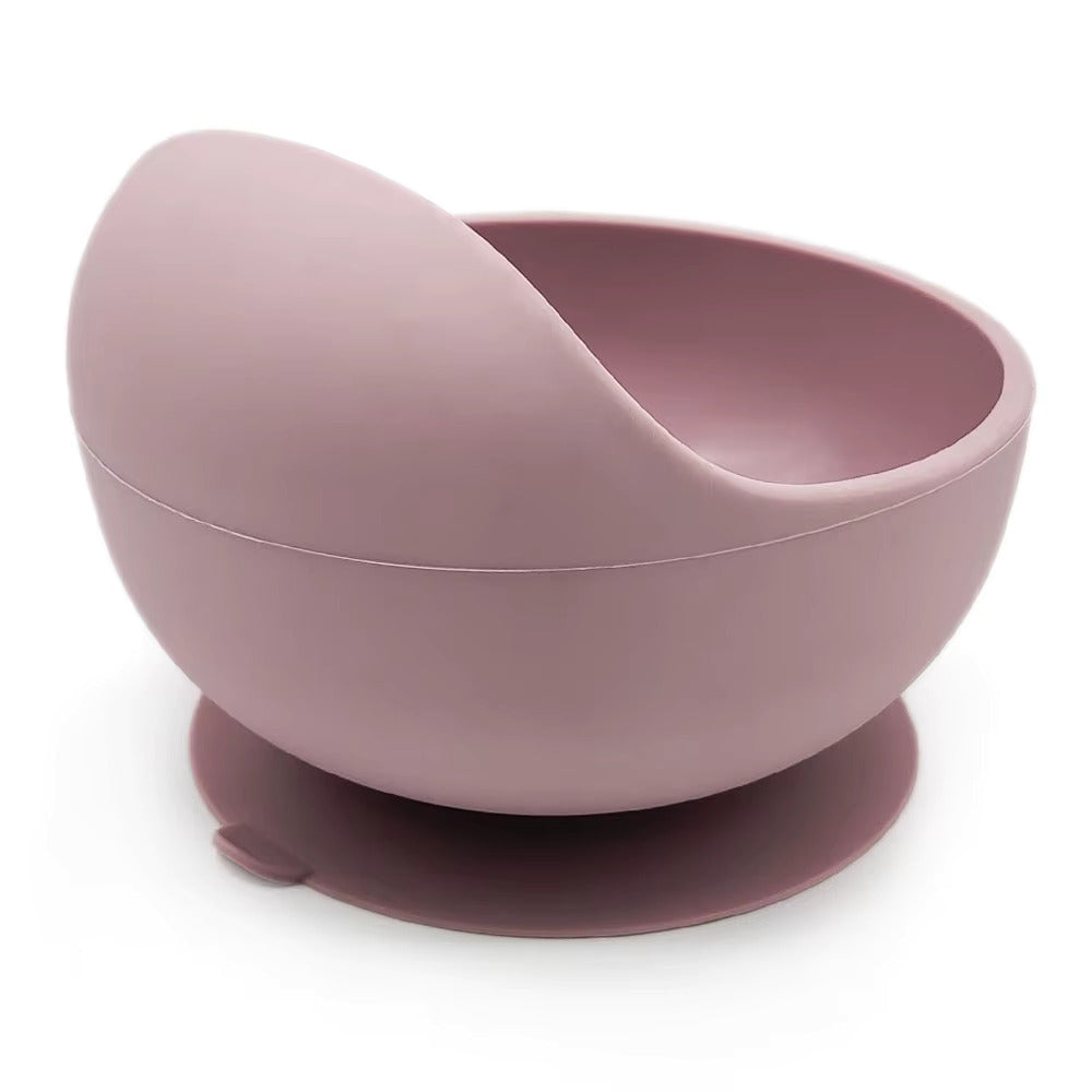 NARA Silicone Suction Bowl in Pale Mauve