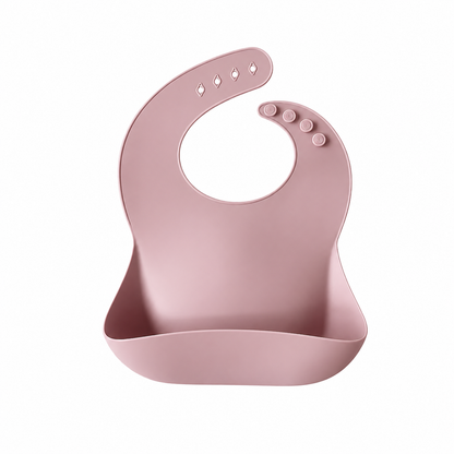 NARA Silicone Adjustable Bib in Pale Mauve