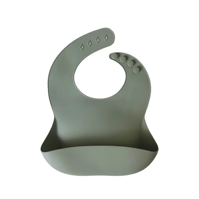 NARA Silicone Adjustable Bib in Sage Green