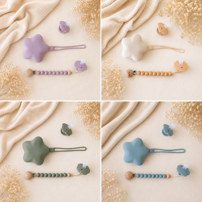 NARA Personalised Pacifier, Clip & Case Set