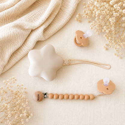 NARA Personalised Pacifier, Clip & Case Set