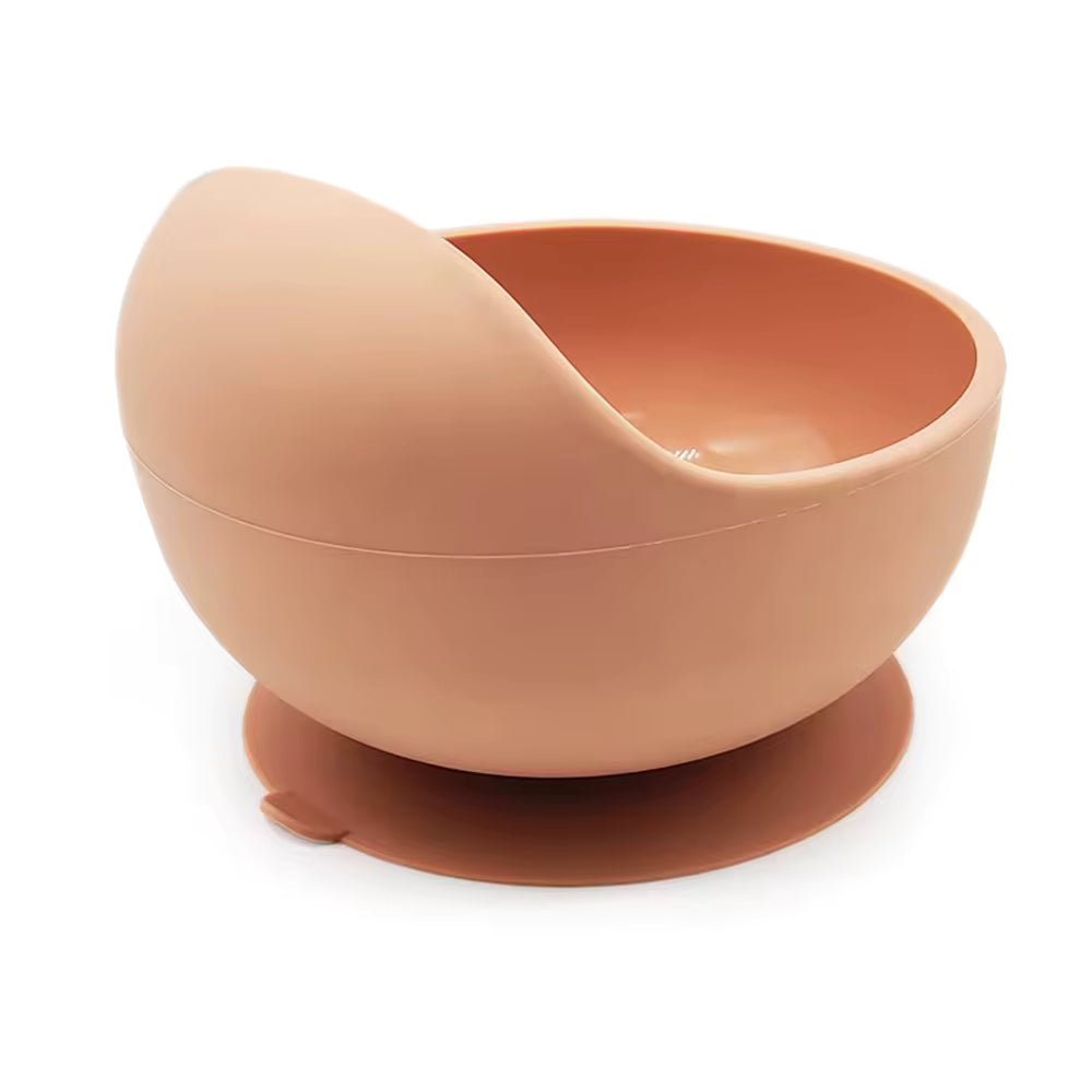 NARA Silicone Suction Bowl in Neutral Beige